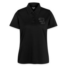 Not Nakey Golf Ladies Polo - black
