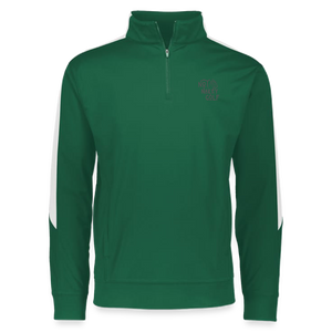 Not Nakey Golf Pullover - dark green/white