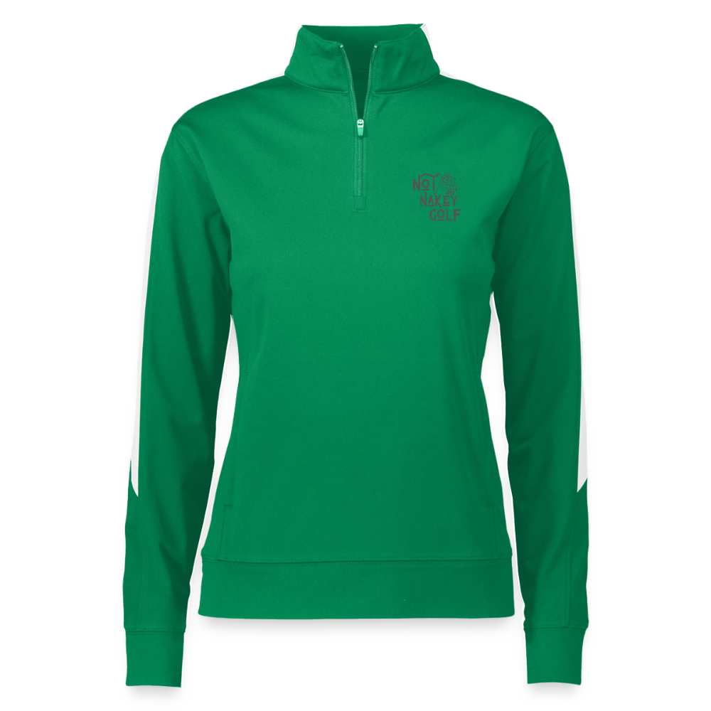 Not Nakey Pullover - kelly green/white