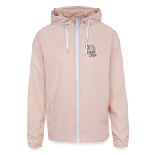 Not Nakey Golf Windbreaker Jacket - blush pink 