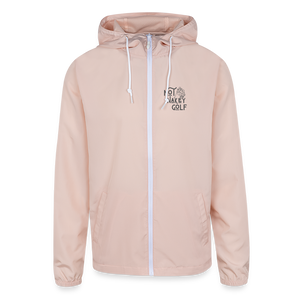 Not Nakey Golf Windbreaker Jacket - blush pink 