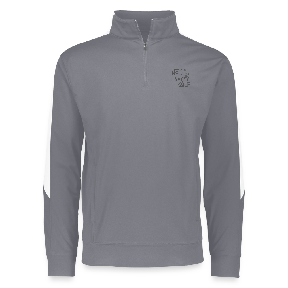 Not Nakey Golf Pullover - graphite/white