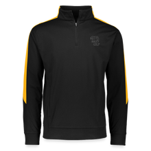 Not Nakey Golf Pullover - black/gold