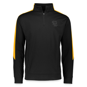 Not Nakey Golf Pullover - black/gold