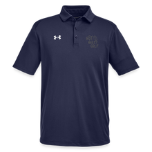 Not Nakey Golf Under Armour Polo - navy/white