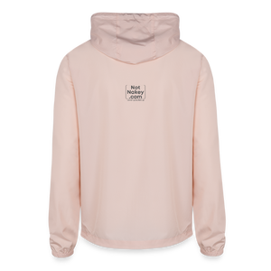 Not Nakey Golf Windbreaker Jacket - blush pink 