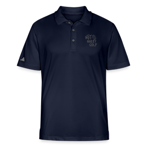 Not Nakey Golf Adidas Polo - french navy