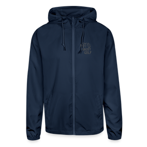 Not Nakey Golf Windbreaker Jacket - navy