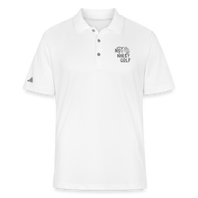 Not Nakey Golf Adidas Polo - white