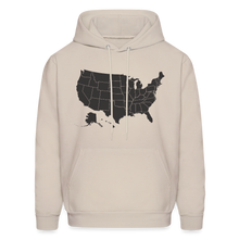 Outline States Hoodie - Sand