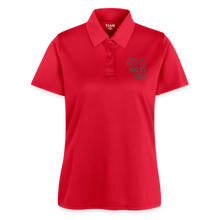 Not Nakey Golf Ladies Polo - red