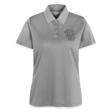 Not Nakey Golf Ladies Polo - graphite