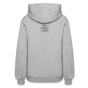 Beach More Worry Less Ladies Hoodie - heather gray