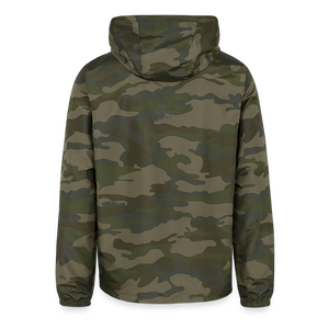 Not Nakey Golf Windbreaker Jacket - green camo