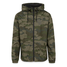 Not Nakey Golf Windbreaker Jacket - green camo