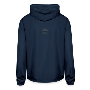 Not Nakey Golf Windbreaker Jacket - navy