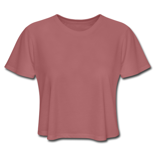 Cropped T - mauve