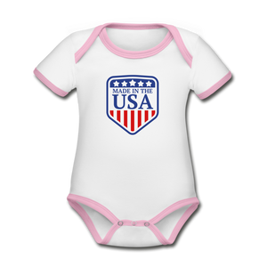 Made in the USA Baby - white/pink