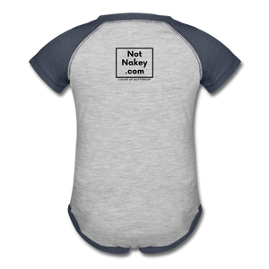 Milk Wanted Baby - heather gray/navy