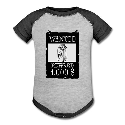 Milk Wanted Baby - heather gray/charcoal