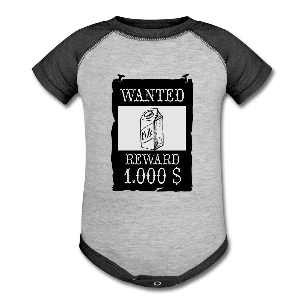 Milk Wanted Baby - heather gray/charcoal