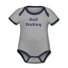 Not Nakey Baby - heather gray/navy