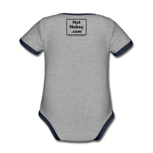 Not Nakey Baby - heather gray/navy