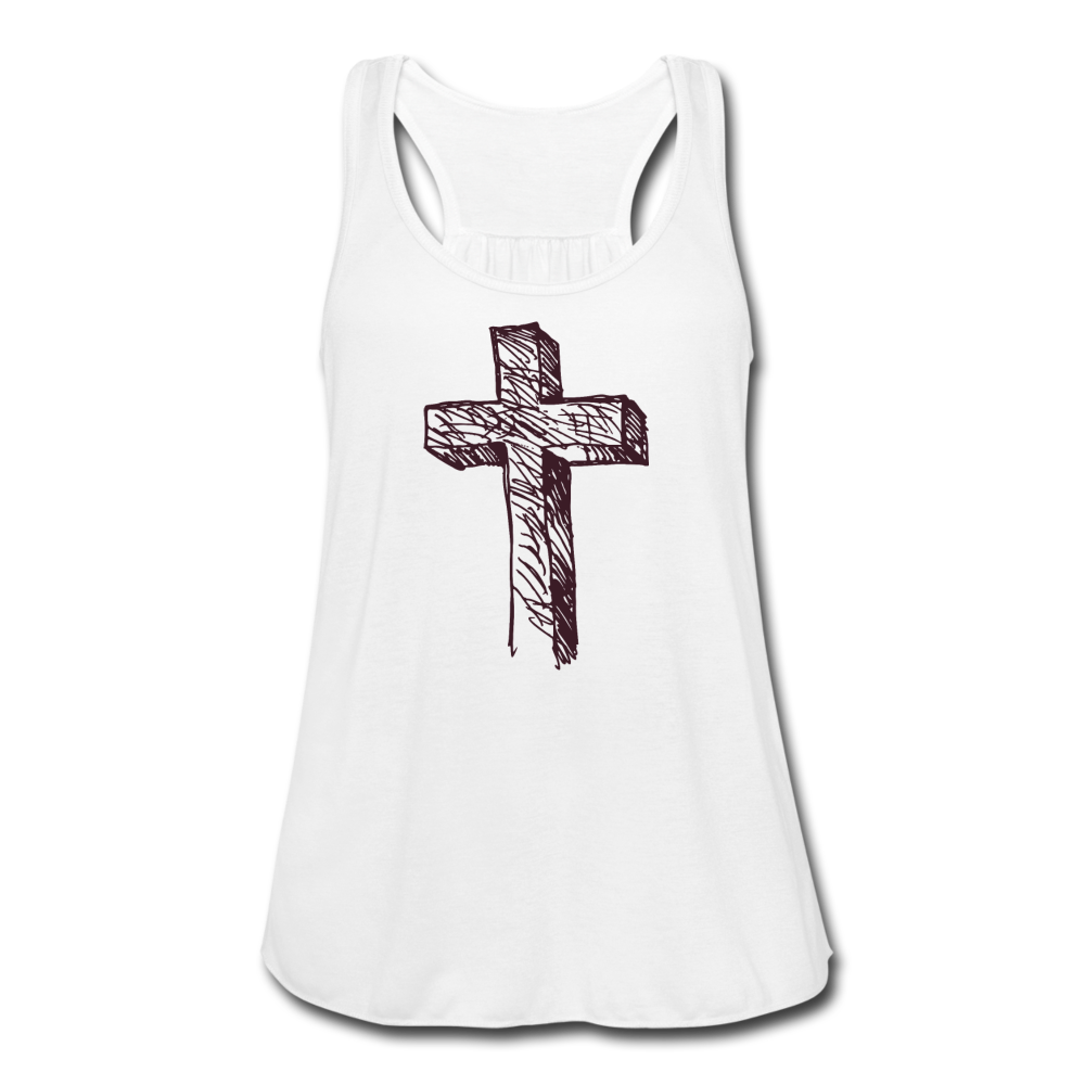 Cross Flowy Tank - white