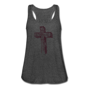 Cross Flowy Tank - deep heather