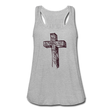 Cross Flowy Tank - heather gray