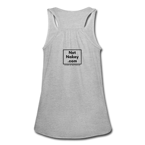 Cross Flowy Tank - heather gray