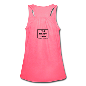 Cross Flowy Tank - neon pink