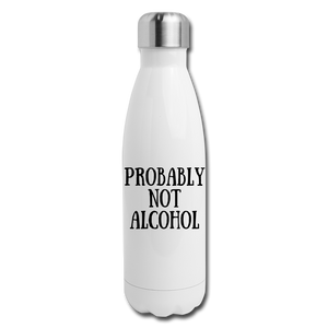 Probably Not Alcohol - white