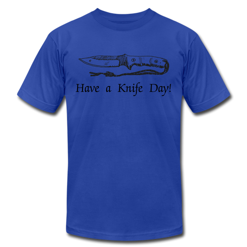 Have a Knife Day! - royal blue