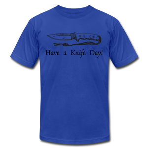 Have a Knife Day! - royal blue