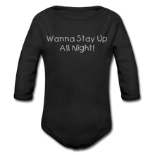 Wanna Stay Up Baby - black