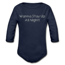 Wanna Stay Up Baby - dark navy