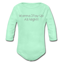 Wanna Stay Up Baby - light mint