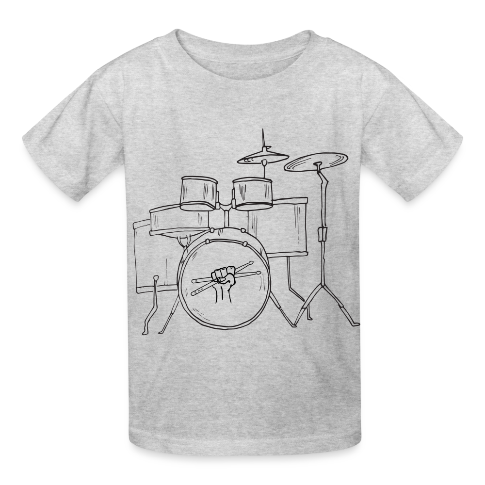 Drummer Kids - heather gray