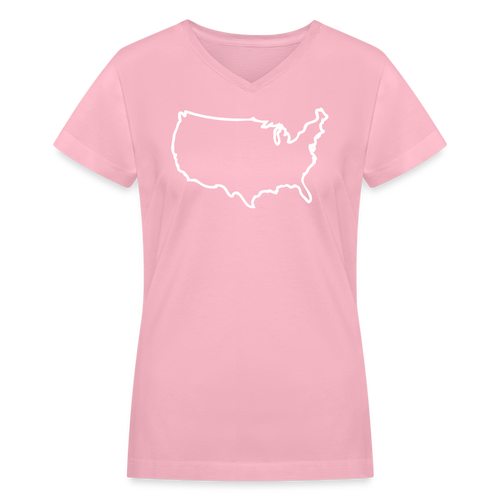 Outline America Ladies - pink