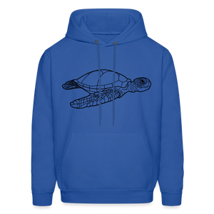 Sea Turtle Hoodie - royal blue