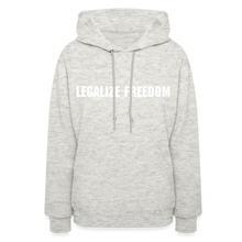 Legalize Freedom Ladies Hoodie - heather oatmeal