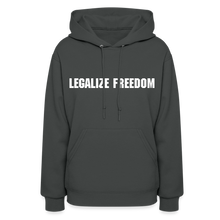 Legalize Freedom Ladies Hoodie - asphalt