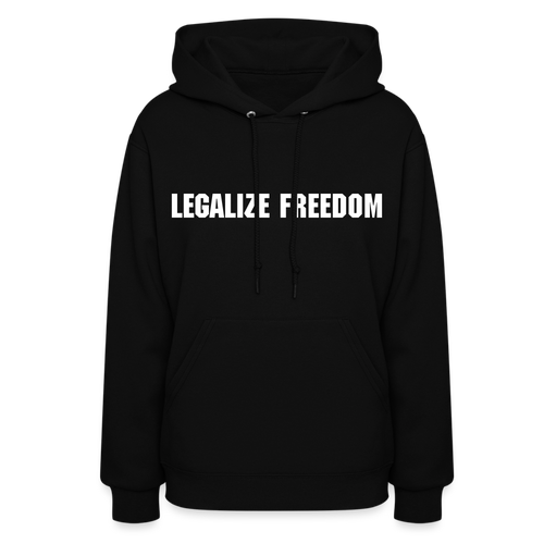 Legalize Freedom Ladies Hoodie - black
