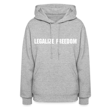 Legalize Freedom Ladies Hoodie - heather gray