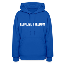 Legalize Freedom Ladies Hoodie - royal blue