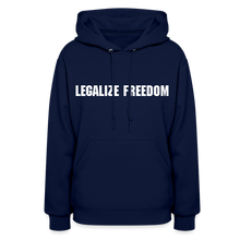 Legalize Freedom Ladies Hoodie - navy