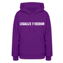 Legalize Freedom Ladies Hoodie - purple