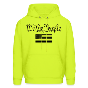 We The People Hoodie - safety green
