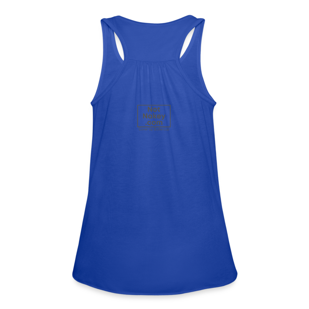 We The People Flowy Tank - royal blue
